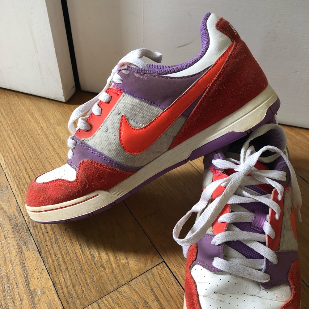 Red and Purple Nike 6.0 Sneakers size 7